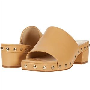 Vince Camuto Haniya Studded Mule in Tan